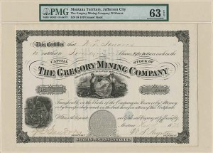 Gregory Mining Co. - Stock Certificate